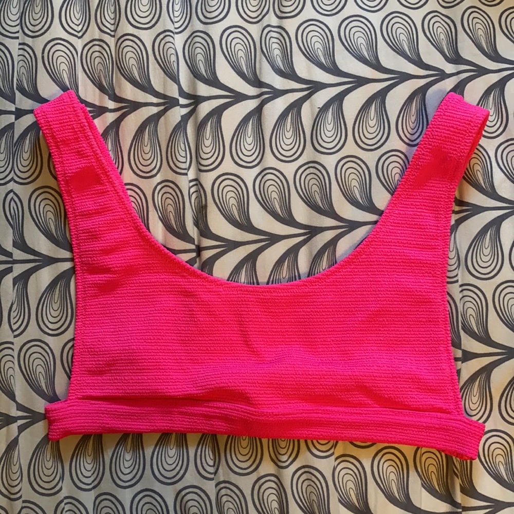 NWOT Topshop Crinkle Bikini Top